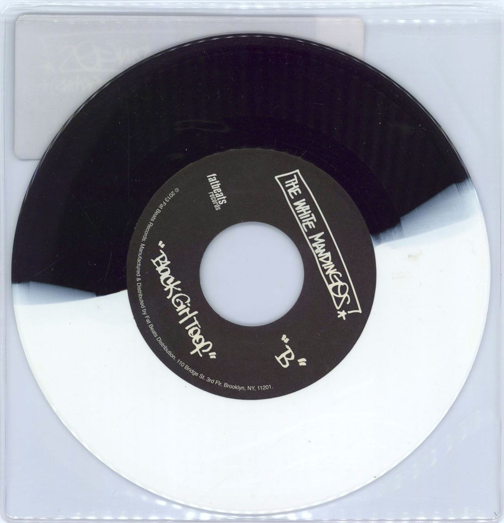 White Mandingos Mandingo Rally - RSD13 - Black / White Vinyl US 7" vinyl single (7 inch record / 45) 3QL07MA771273