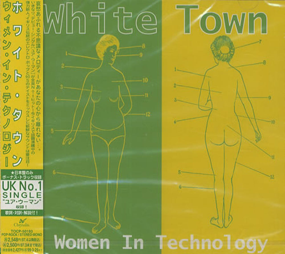 White Town Women In Technology Japanese Promo CD album (CDLP) TOCP-50193