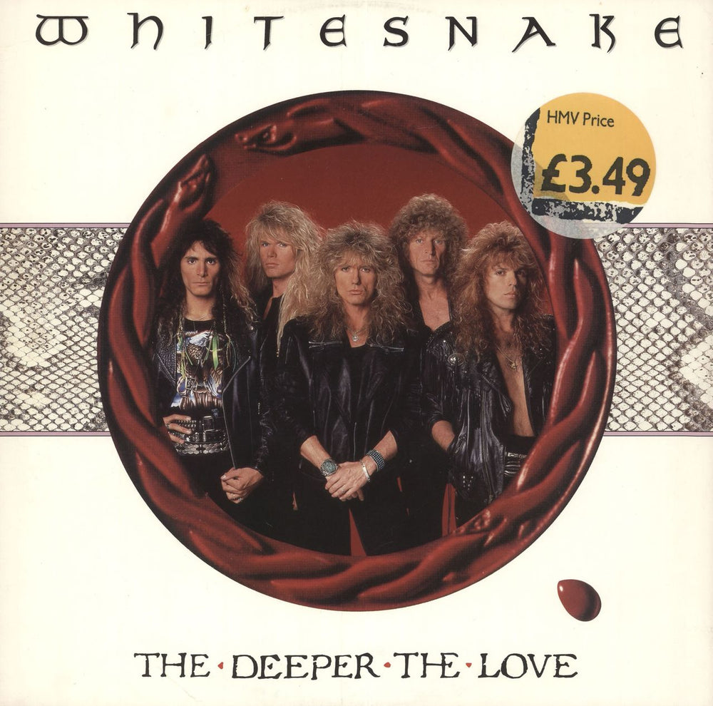 Whitesnake The Deeper The Love UK 12" vinyl single (12 inch record / Maxi-single) 12EM128