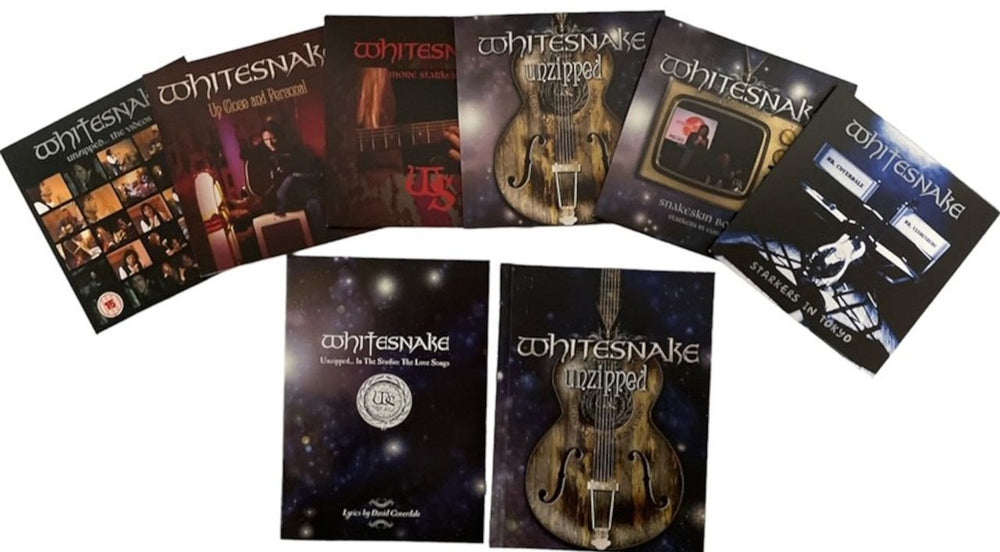 Whitesnake Unzipped UK CD Album Box Set WHIDXUN811032