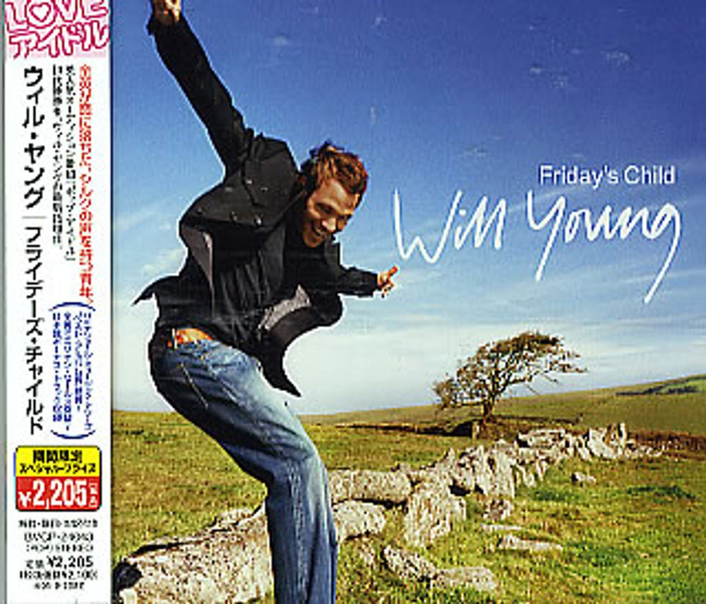 Will Young Friday's Child Japanese Promo CD album (CDLP) BVCP-24043