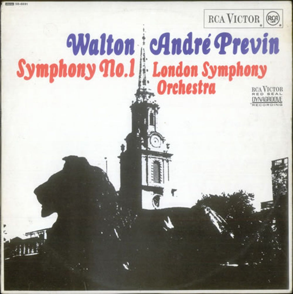 William Walton Symphony No. 1 UK vinyl LP album (LP record) SB-6691