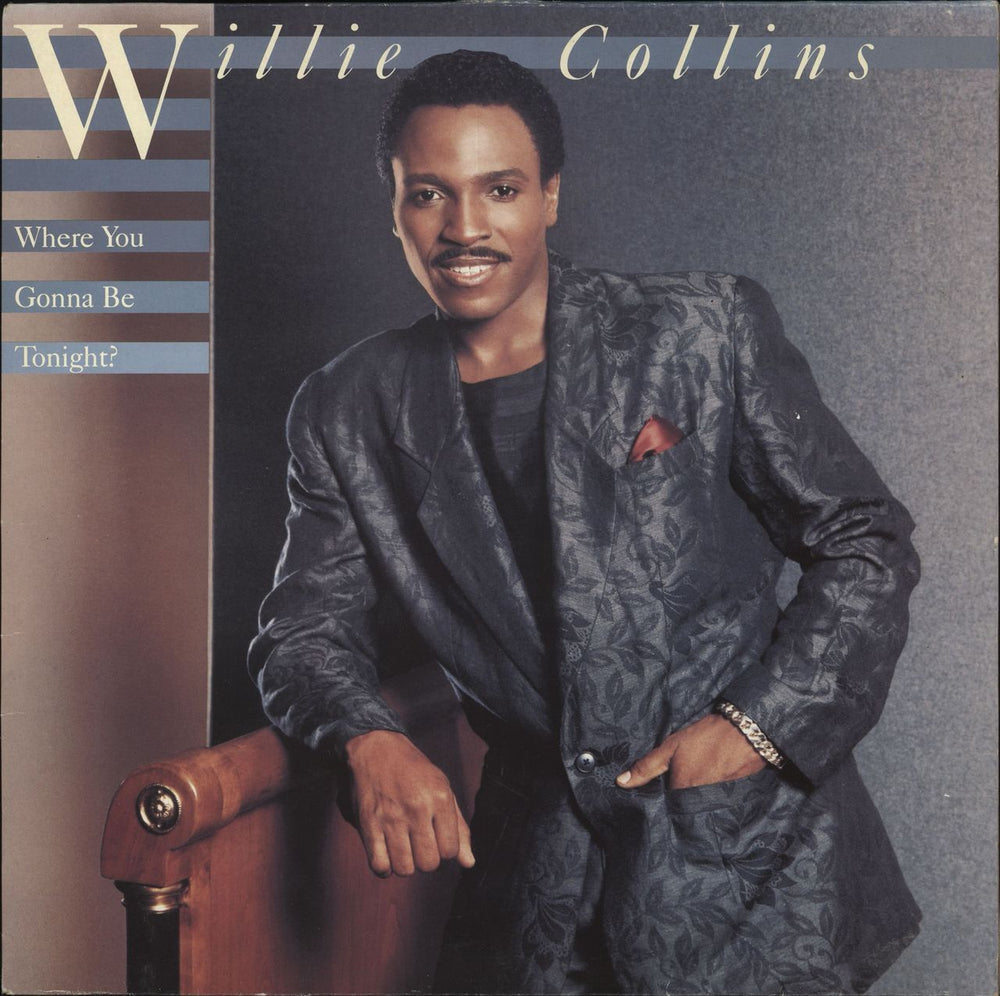 Willie Collins Where You Gonna Be Tonight? UK vinyl LP album (LP record) EST2012