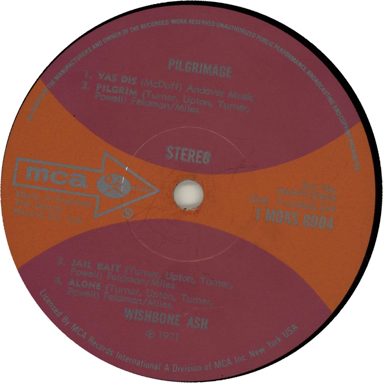 Wishbone Ash Pilgrimage - 1st - VG UK Vinyl LP — RareVinyl.com