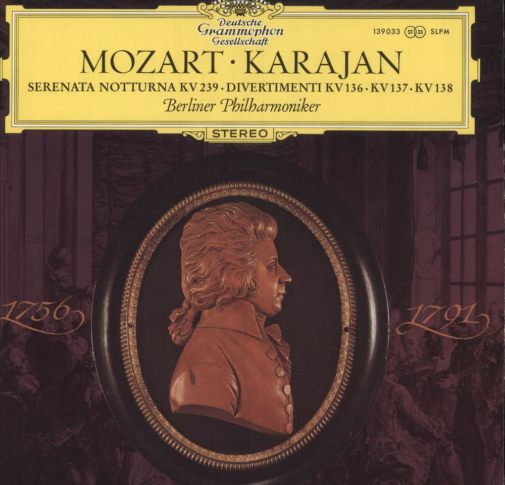 Wolfgang Amadeus Mozart Mozart: Serenata Notturna, Divertimenti German vinyl LP album (LP record) 139033