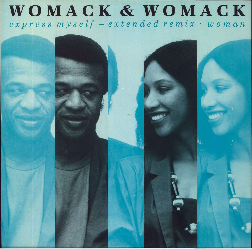 Womack & Womack Express Myself (Remix) UK 12" vinyl single (12 inch record / Maxi-single) E9865T