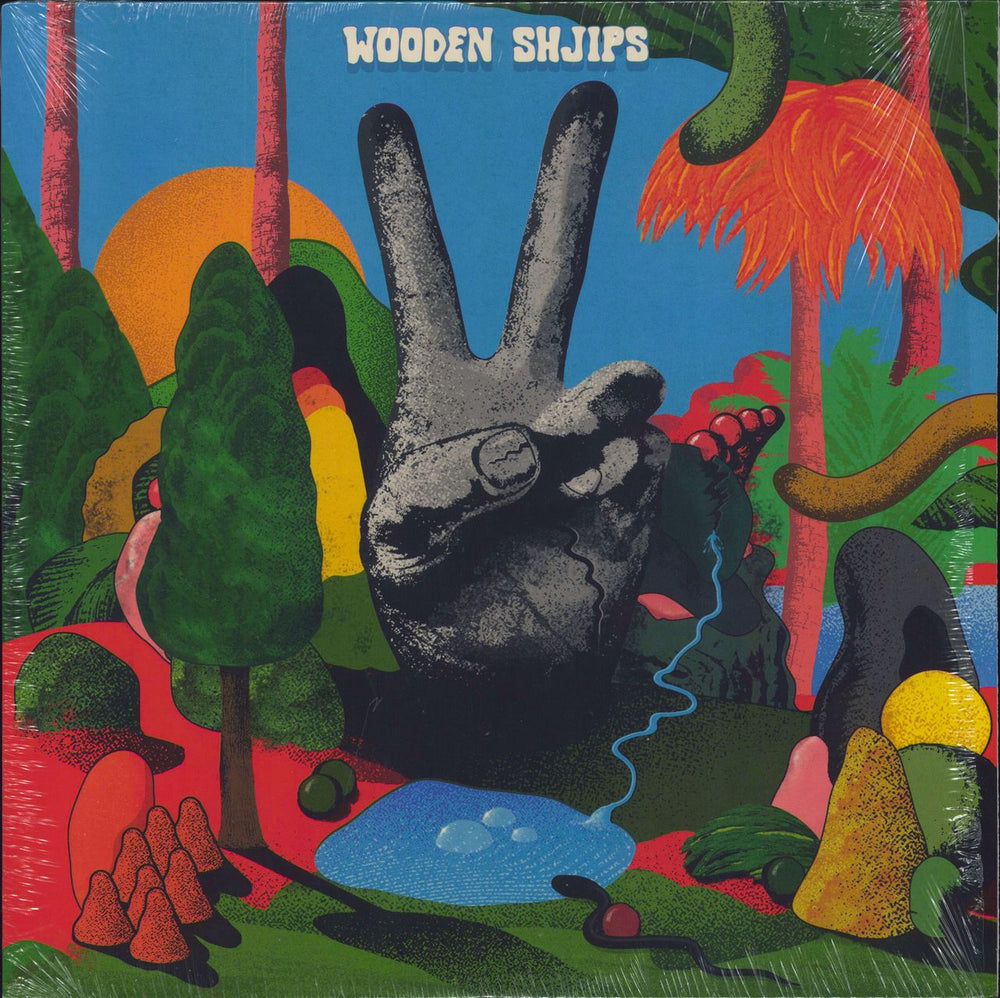 Wooden Shjips V. - White Vinyl + Shrinkwrap UK vinyl LP album (LP record) THRILL464