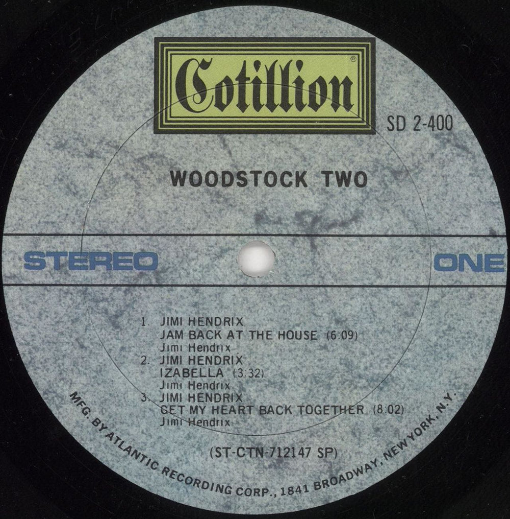 Woodstock Woodstock Two US 2-LP vinyl record set (Double LP Album) WP02LWO730821