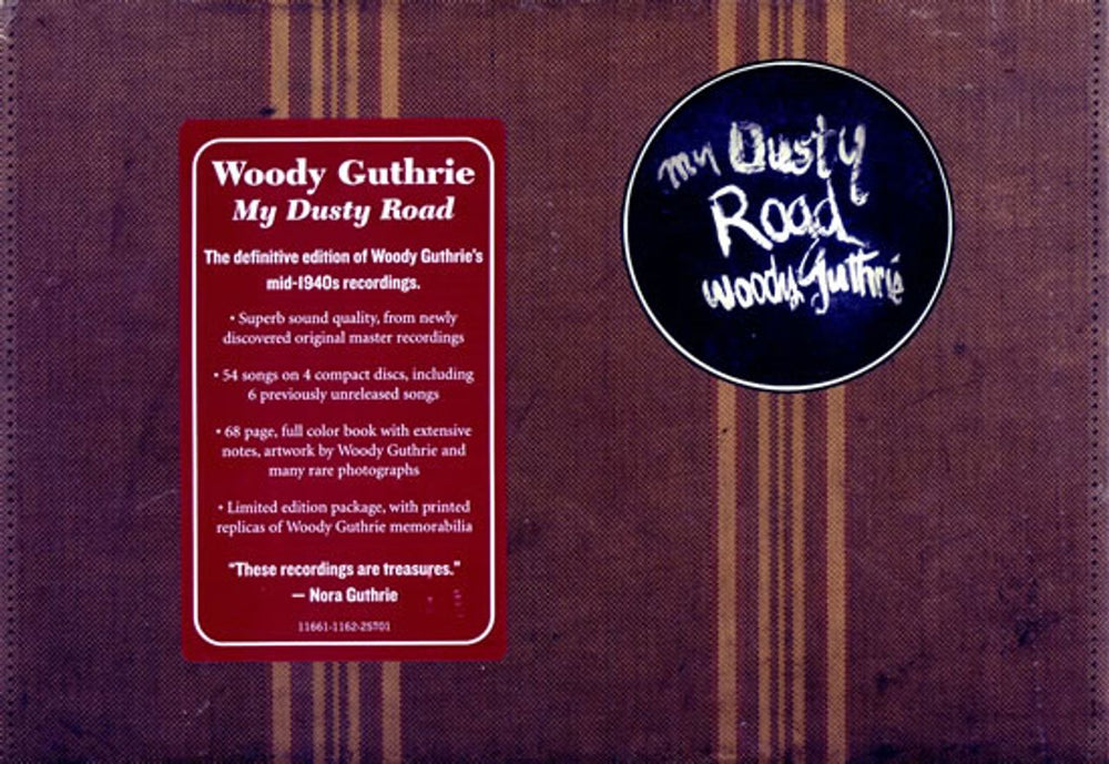 Woody Guthrie My Dusty Road - Sealed US CD Album Box Set 11661-1162-2ST01