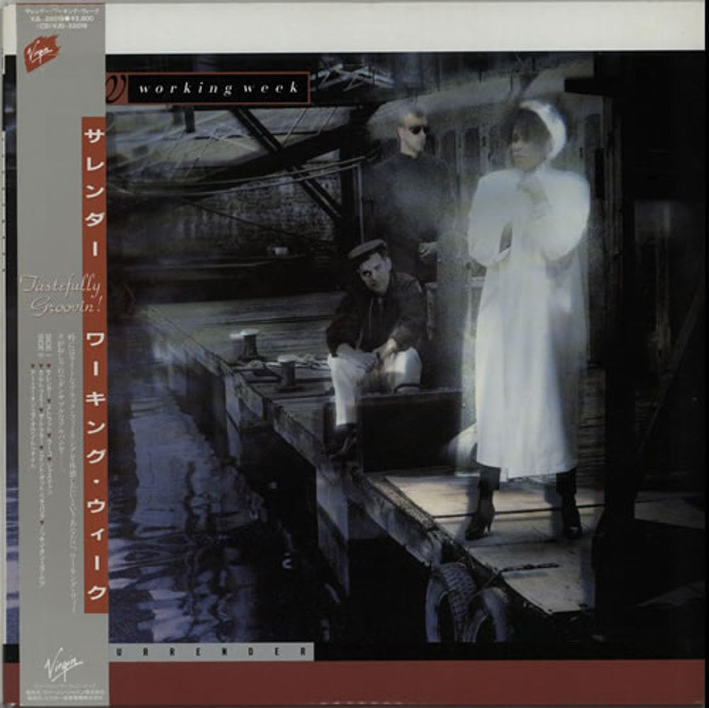 Working Week Surrender Japanese Promo vinyl LP album (LP record) VJL-28019