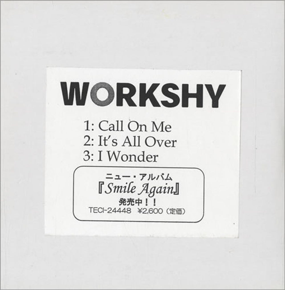 Workshy Special Sampler Japanese Promo CD-R acetate CD-R ACETATE