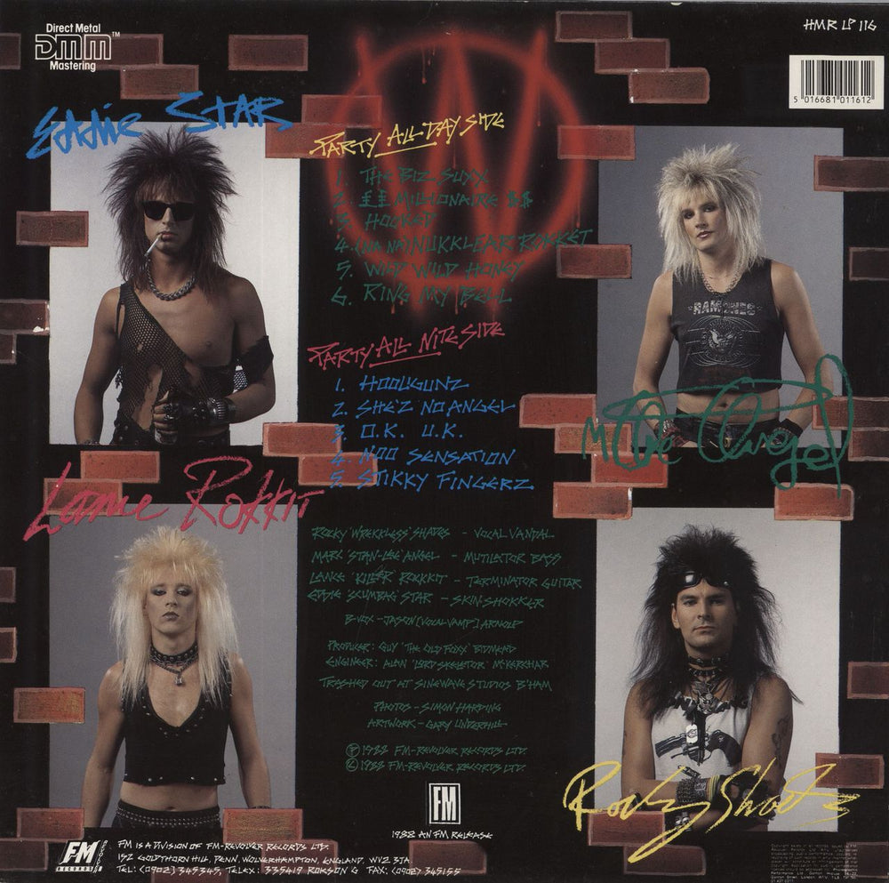 Wrathchild The Biz Suxx +  Merchandise Insert UK vinyl LP album (LP record) 5016681011612