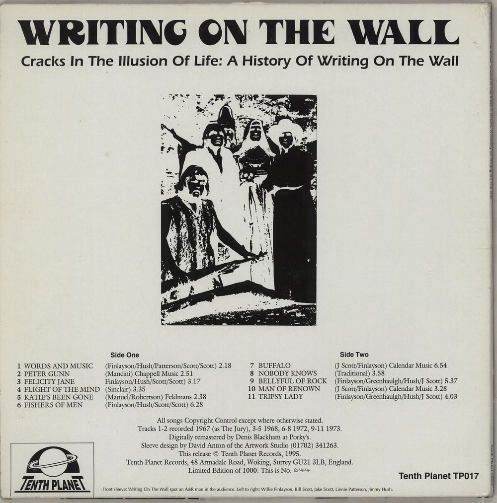 Writing On The Wall Cracks In The Illusion Of Life - Autographed UK vinyl LP album (LP record) WOWLPCR764575