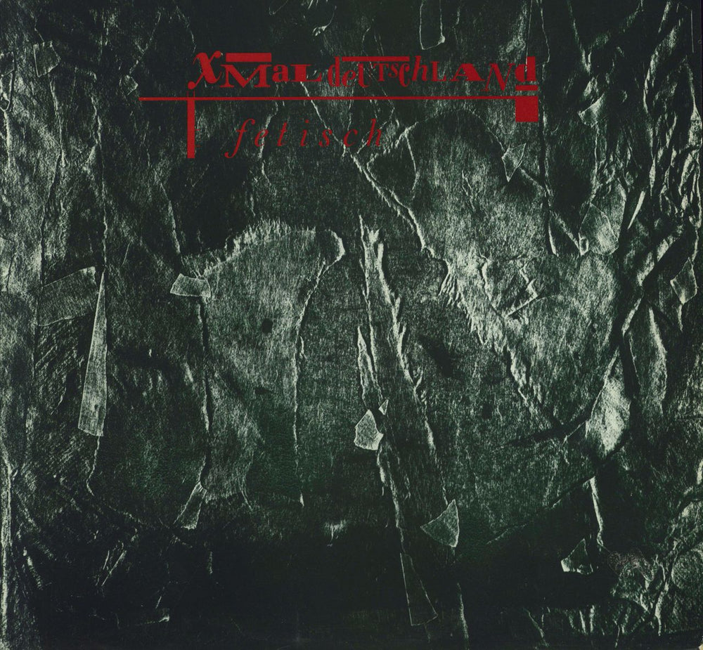 Xmal Deutschland Fetisch UK vinyl LP album (LP record) CAD302