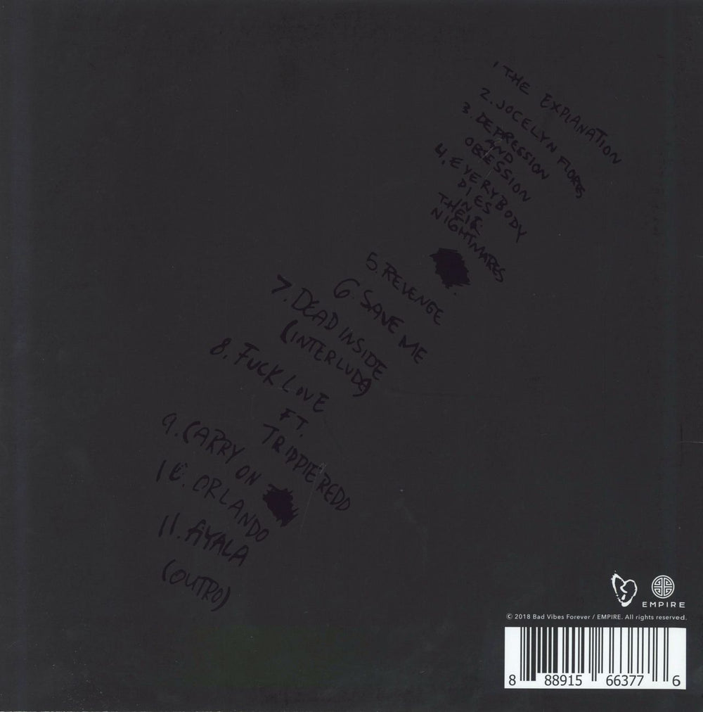Xxxtentacion 17 - EX US vinyl LP album (LP record) 888915663776