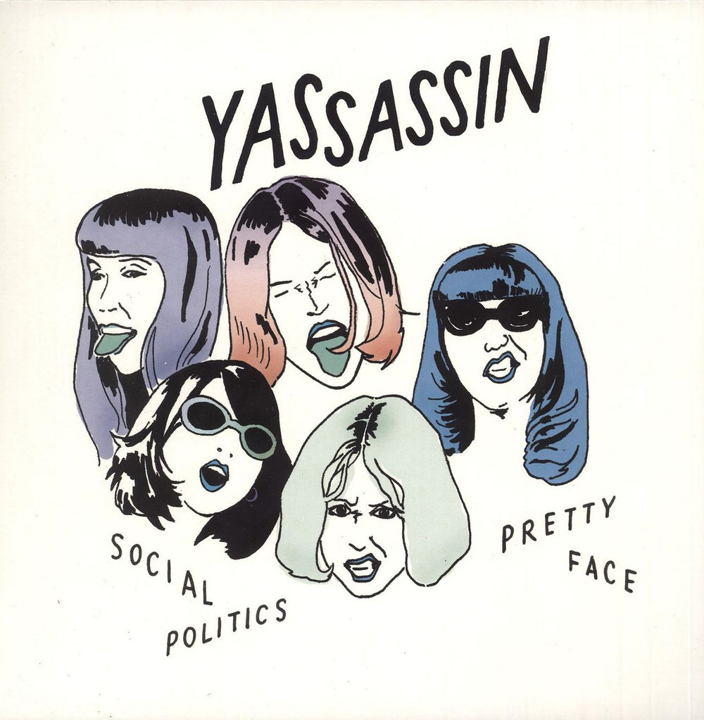 Yassassin Social Politics UK 7" vinyl single (7 inch record / 45)