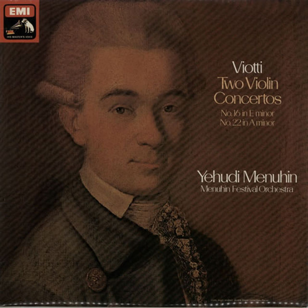 Yehudi Menuhin Viotti Two Violin Concertos UK vinyl LP album (LP record) ASD3492