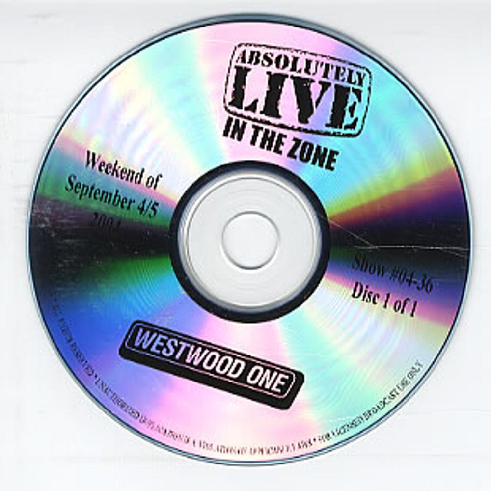 Yellowcard Absolutely Live In The Zone US CD album (CDLP) #04-36