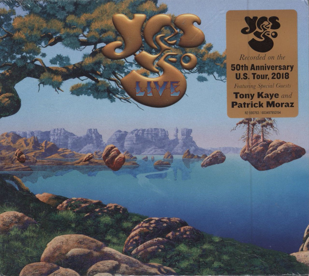 Yes 50 Live - Sealed UK 2 CD album set (Double CD) R2590763 / 603497852154