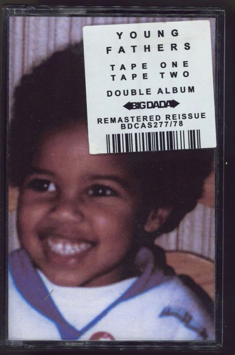 Young Fathers Tape One / Tape Two UK cassette album BDCAS277/78