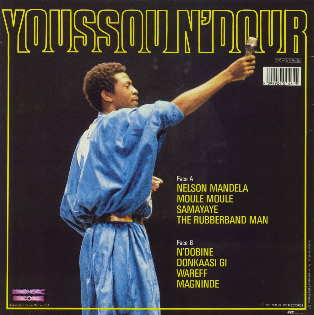 Youssou N'Dour Nelson Mandela French vinyl LP album (LP record)