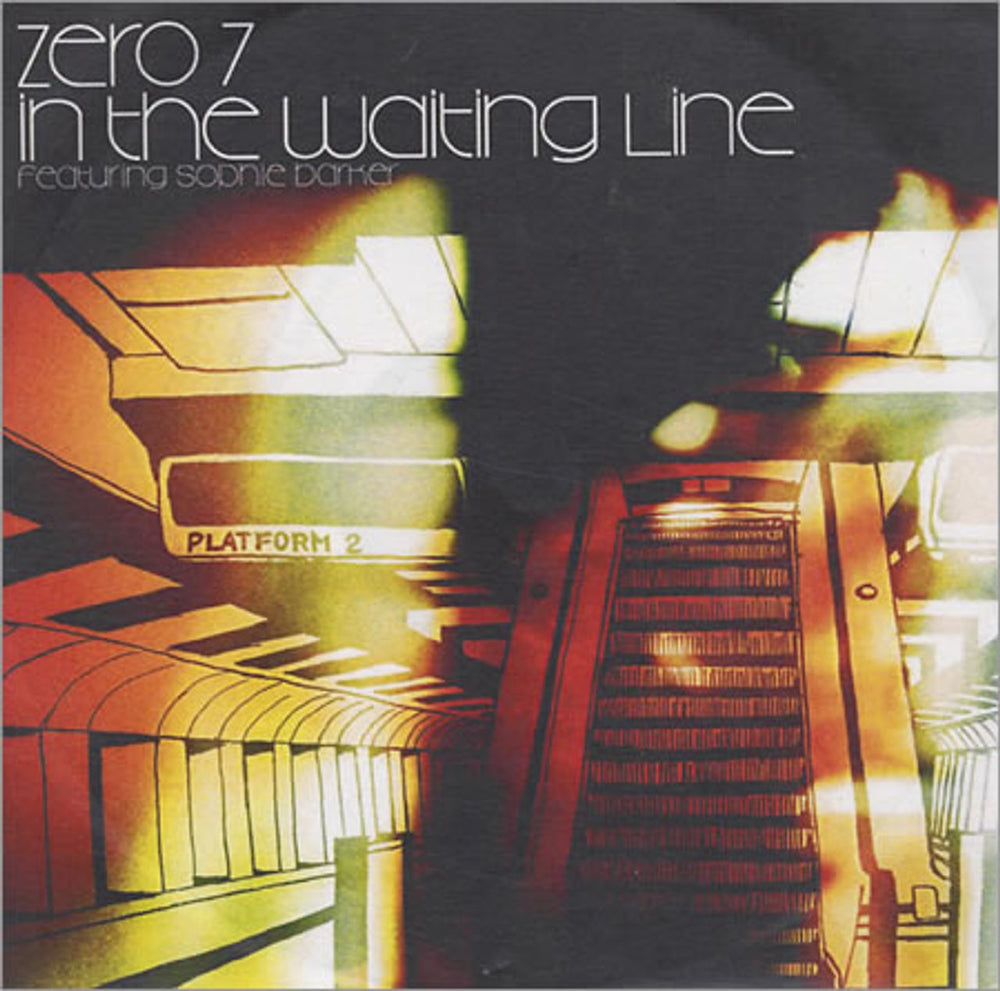 Zero 7 In The Waiting Line - Brown Sleeve UK Promo CD-R acetate CDR ACETATE