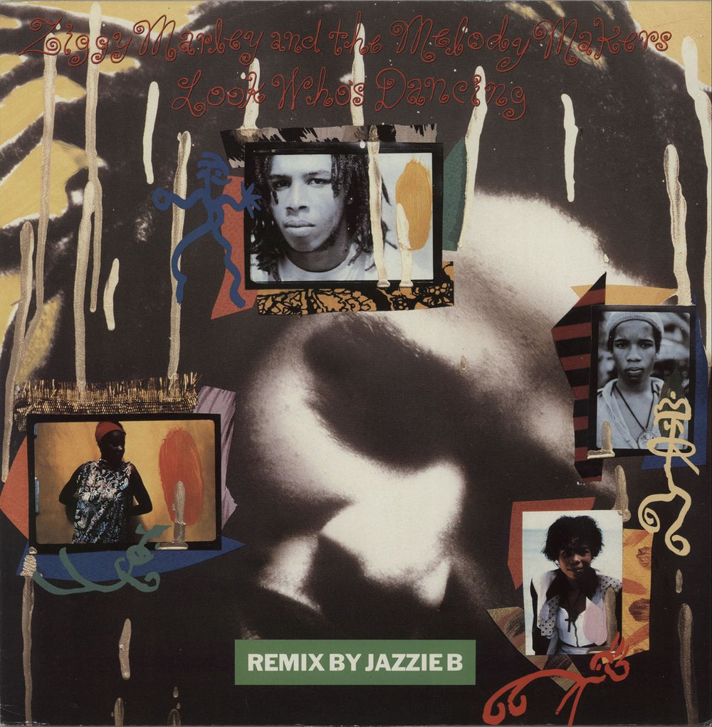 Ziggy Marley Look Who's Dancing (Remix by Jazzie B) UK 12" vinyl single (12 inch record / Maxi-single) VUST5